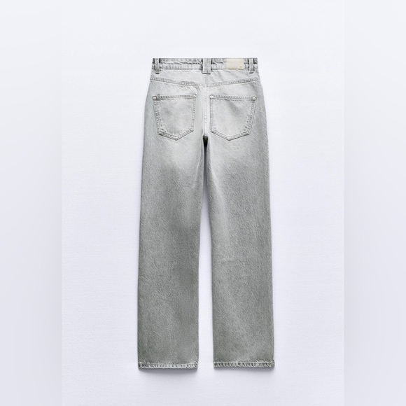 Zara high waist long length regular leg jeans - Picture 5 of 9